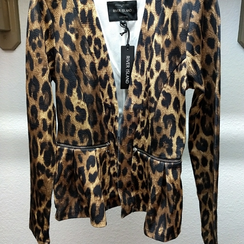 Leopard print jacket